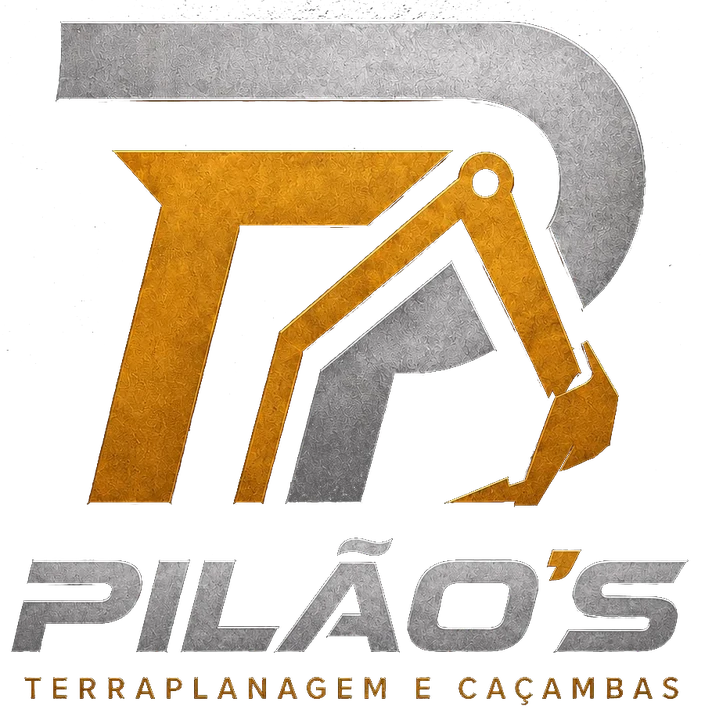 Logo Pilão's Terraplanagem e Caçambas